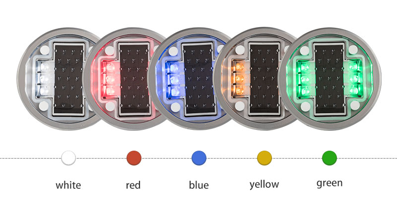 Embedded Aluminum Road Stud Light C1 color