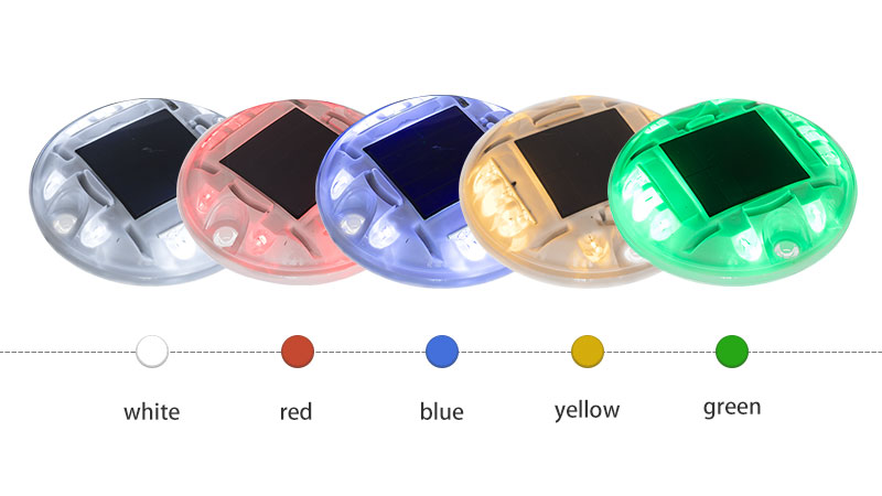 Plastic Round Road Stud Light for Garden color