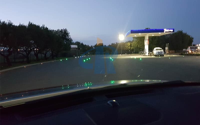 RUICHEN LED Road Stud Lights Are Installed In South Africa